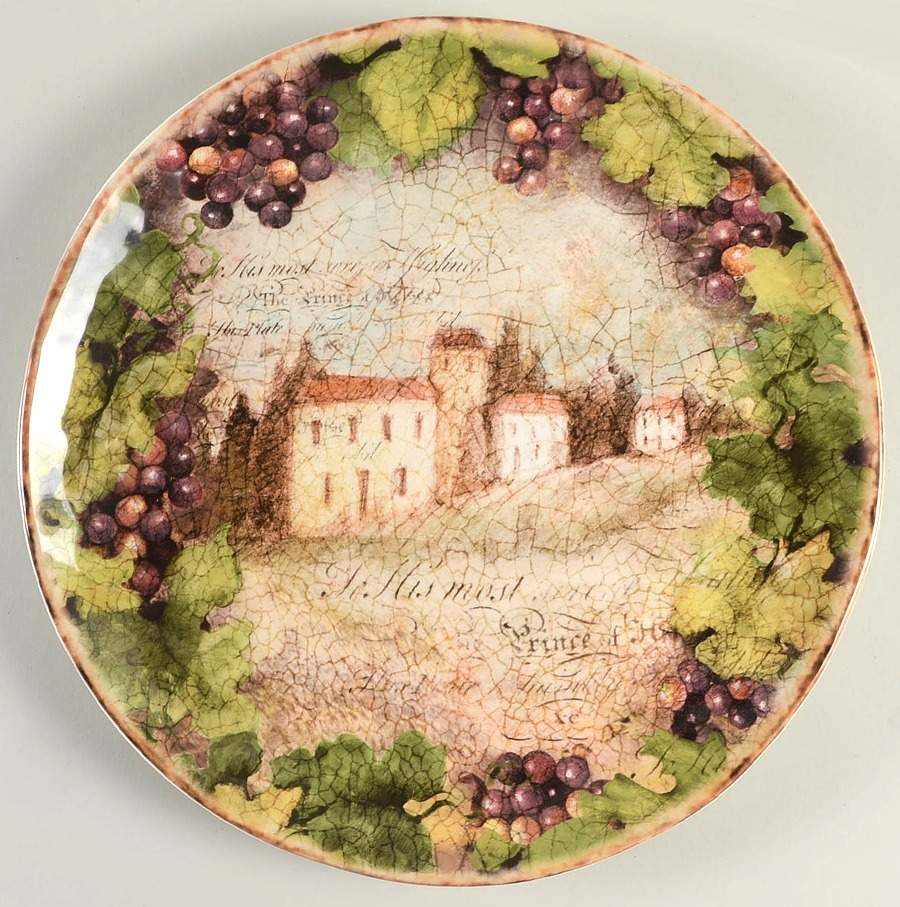 Sanctuary Wine 13" Chop Plate (Round Platter) by Certified International-1