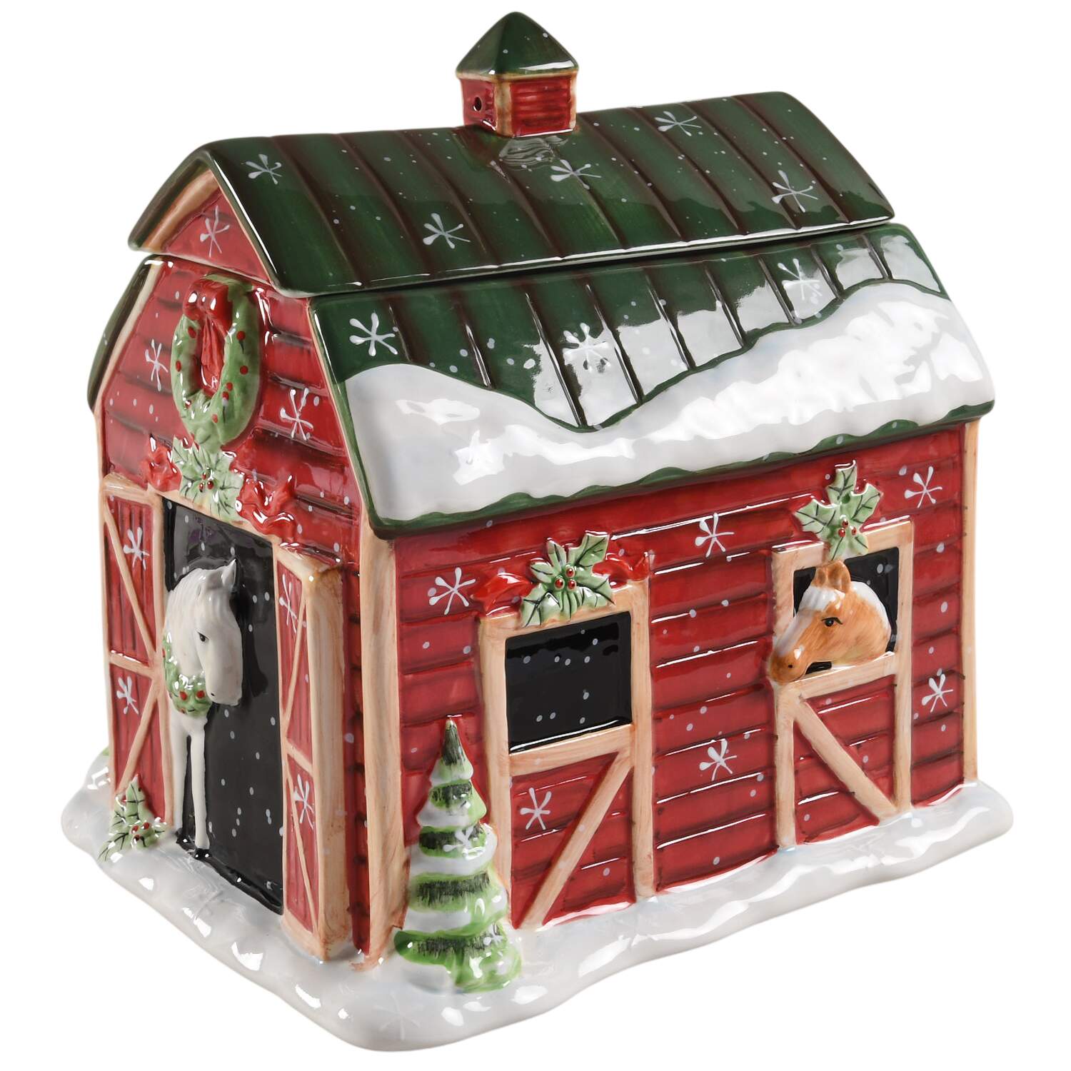 Heartland Holiday Figural Cookie Jar & Lid by Certified International-1