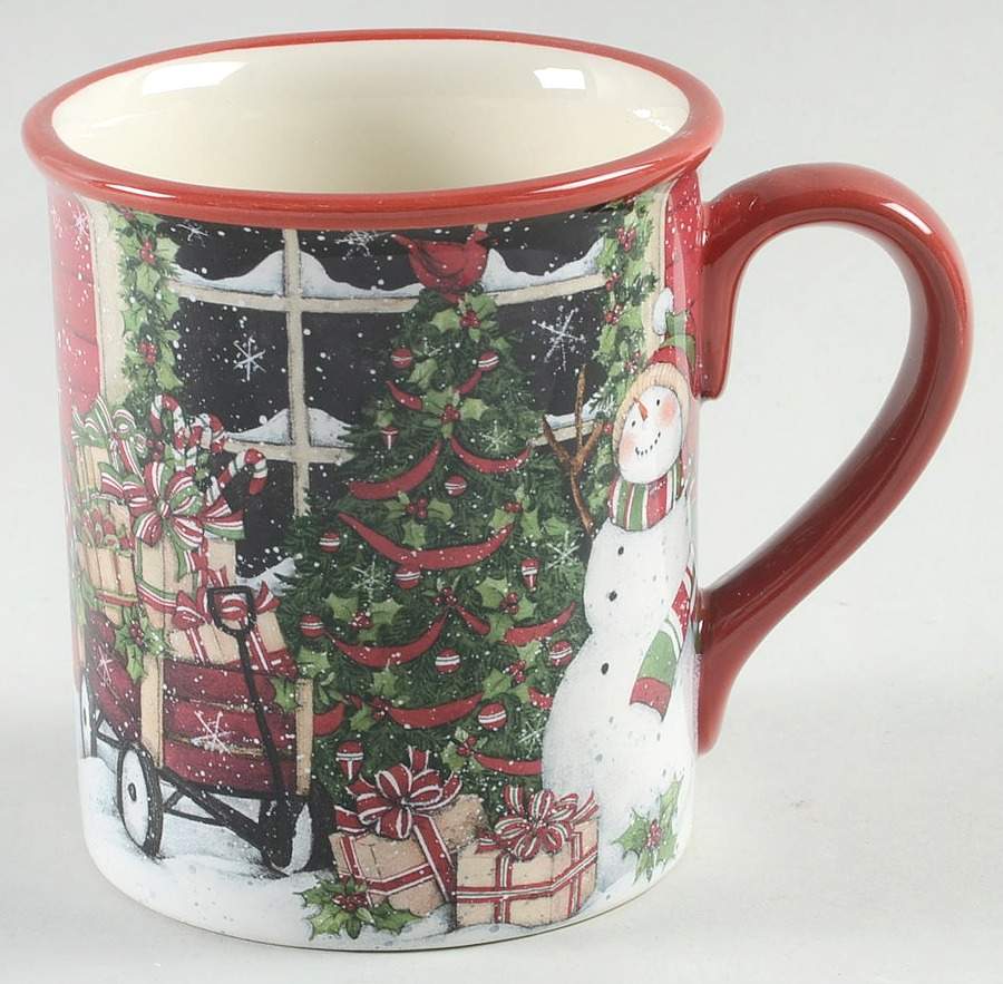 Snowman's Sleigh Mug by Certified International-1