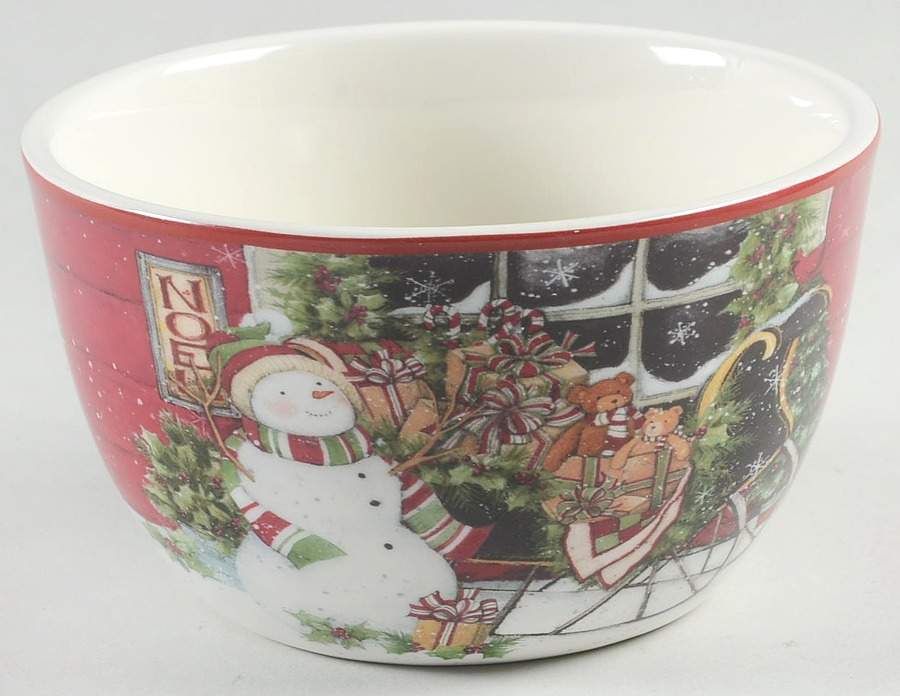 Snowman's Sleigh Individual Ice Cream Dish by Certified International-1