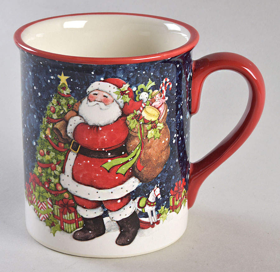 Snowy Night Santa Mug by Certified International-1