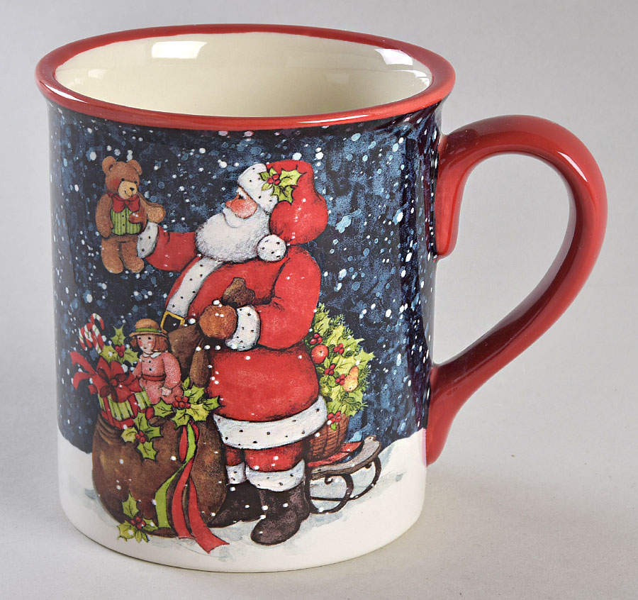 Snowy Night Santa Mug by Certified International-1