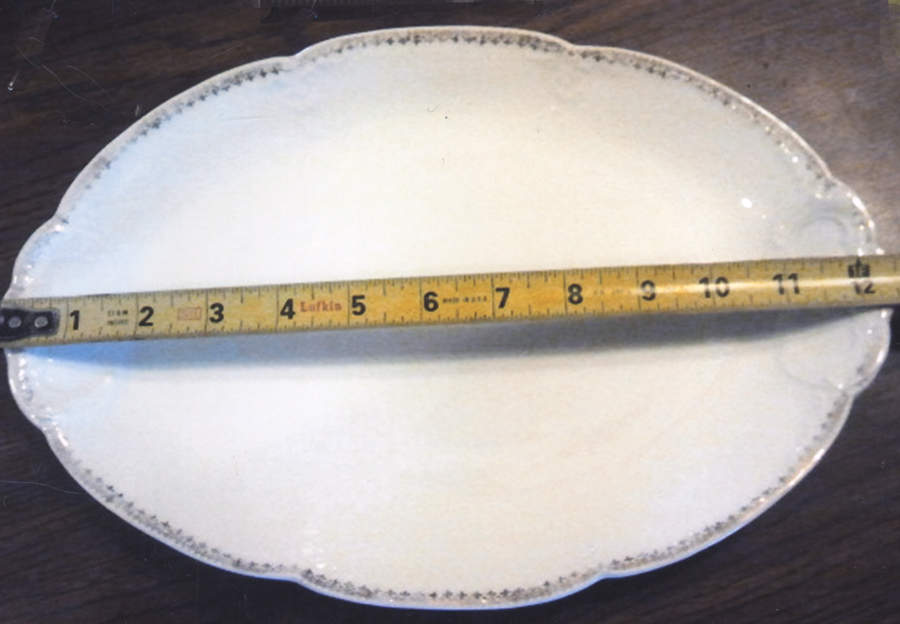 CAR241 12" Oval Serving Platter by Carlsbad-1