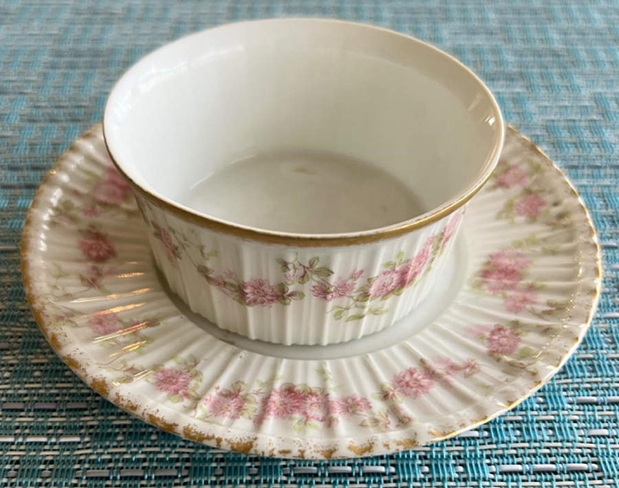 Schleiger 195-12 Ramekin & Saucer Set by Charles Field Haviland-1