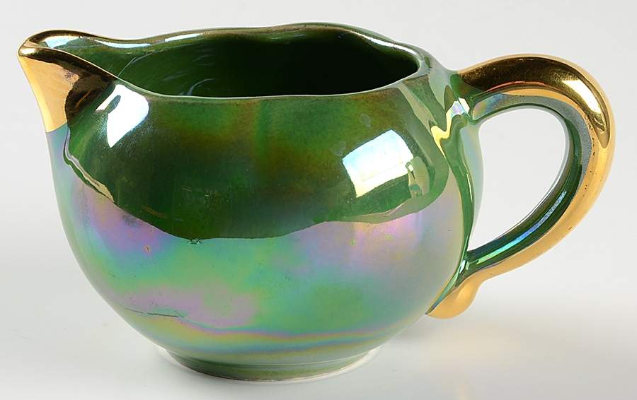 Pantry Parade Green Luster Creamer by China & Glass Dist-1