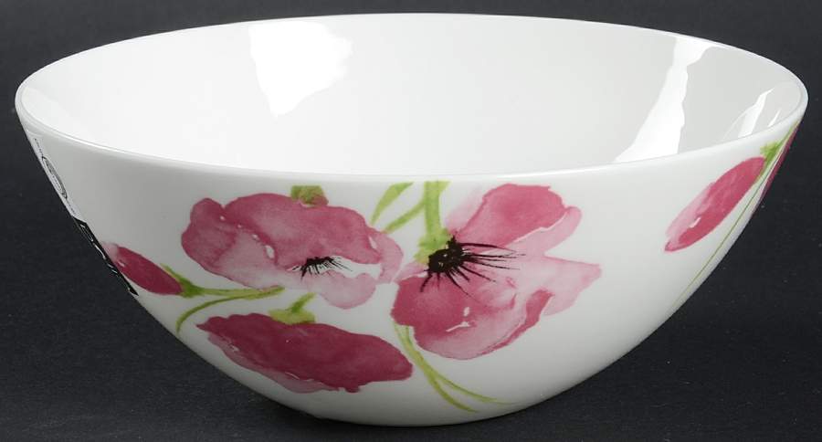 Poppy Pink Soup/Cereal Bowl by Ciroa-1