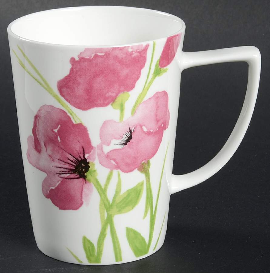 Poppy Pink Mug by Ciroa-1