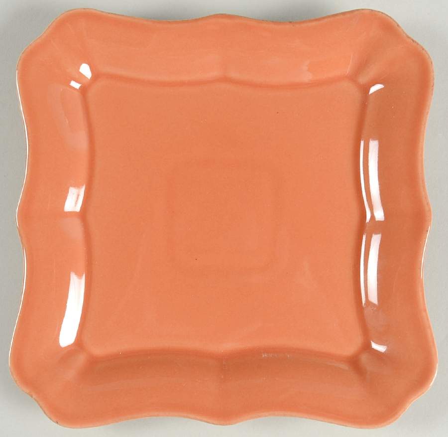 CFB9 Orange Square Salad Plate by Casafina-1