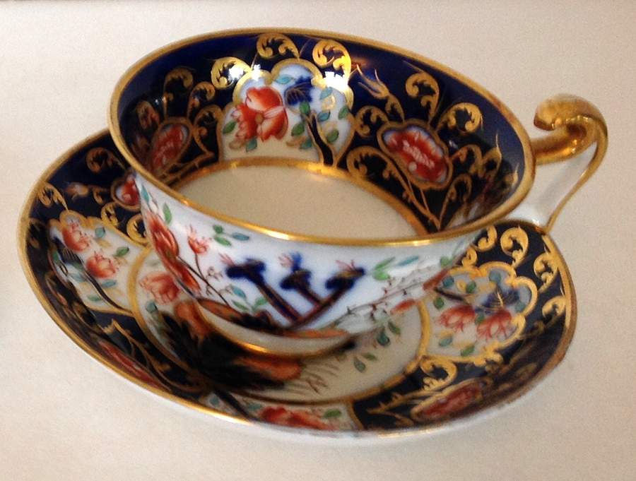 Y195 Footed Cup & Saucer Set by Coalport-1