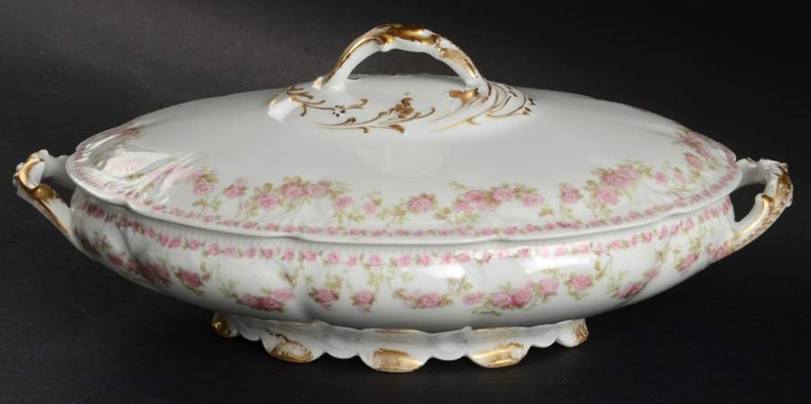 Schleiger 195-13 Oval Covered Vegetable by Charles Field Haviland-1