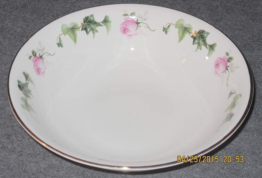 Ivy Rose 9" Round Vegetable Bowl by Crown Victorian-1