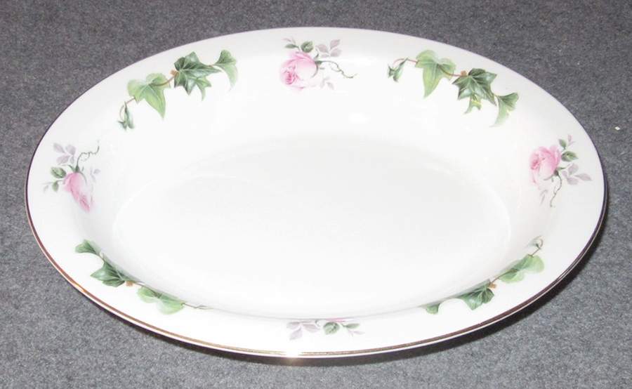 Ivy Rose 10" Oval Vegetable Bowl by Crown Victorian-1