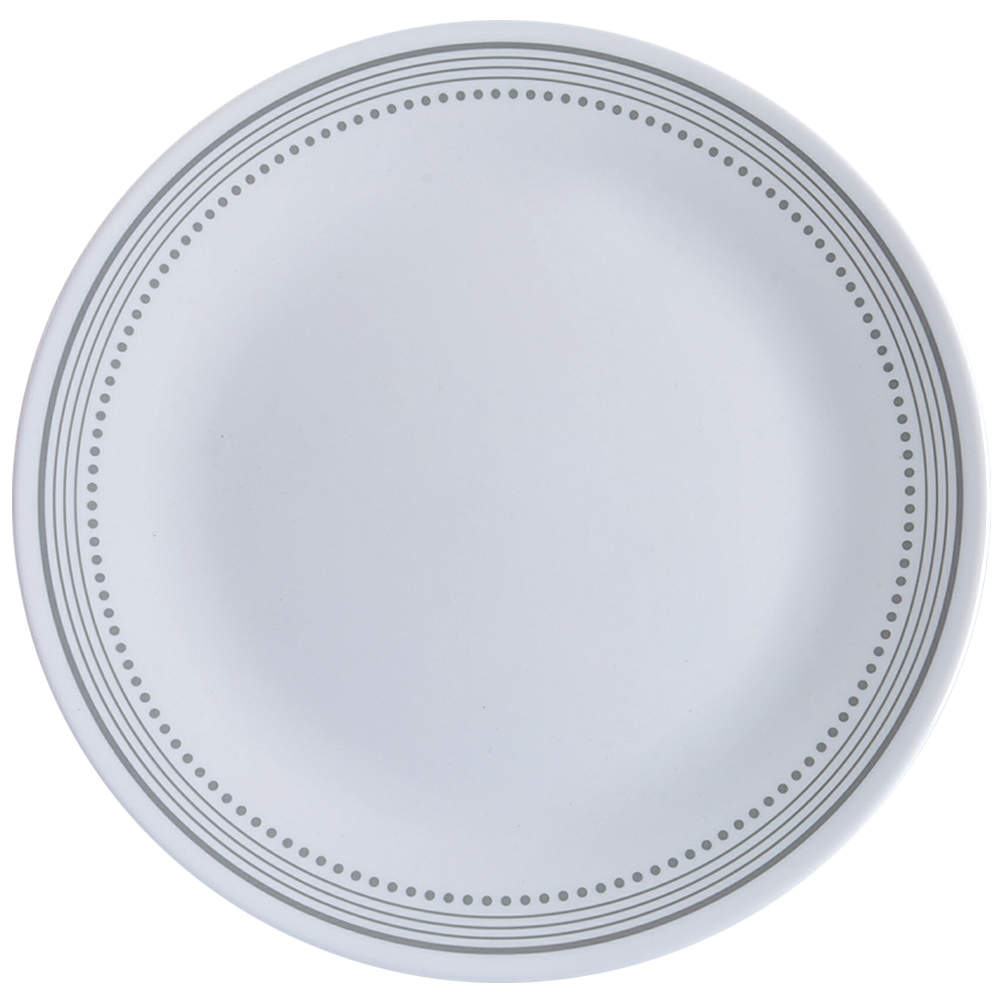 Mystic Gray (Corelle) Dinner Plate by Corning Corelle-1
