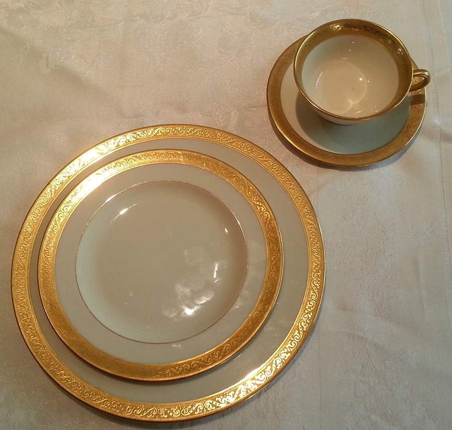 CXB15 Dinner Plate by Coxon Belleek-1