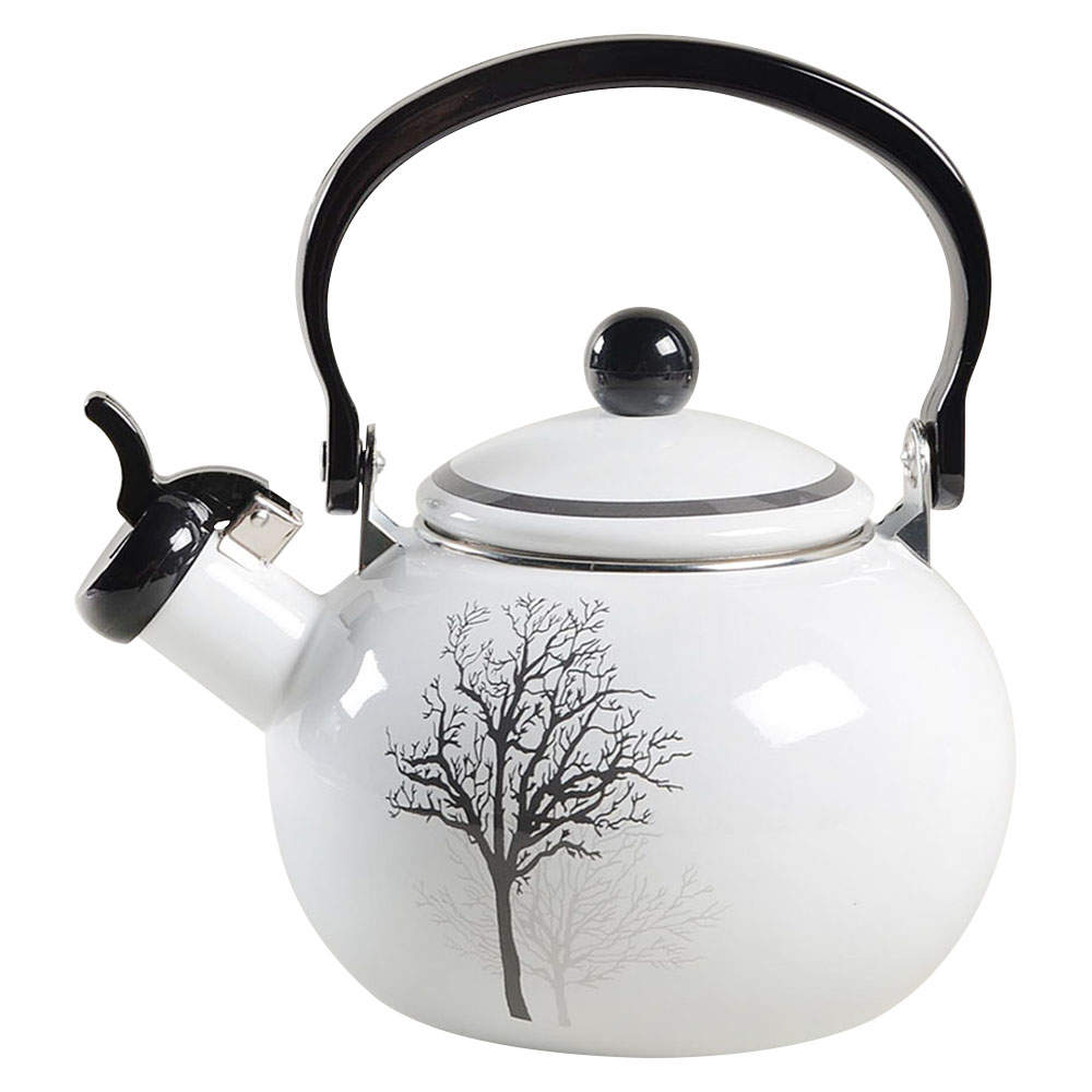 Timber Shadows (Corelle) Metal Whistler Kettle & Lid by Corning Corelle-1