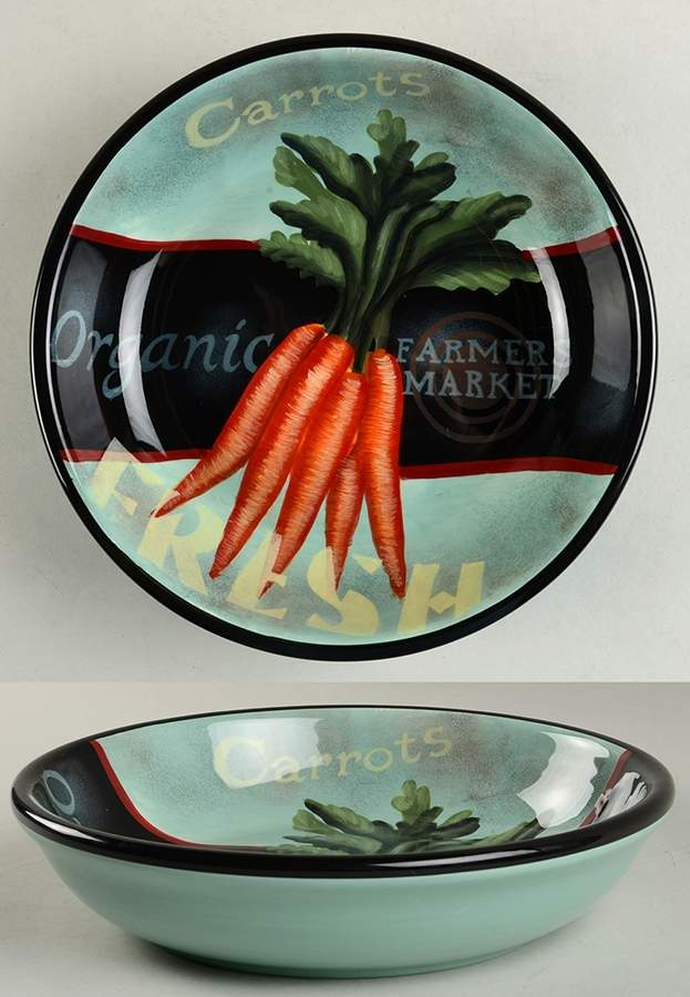 Farm Fresh 9" Individual Pasta Bowl by Certified International-1