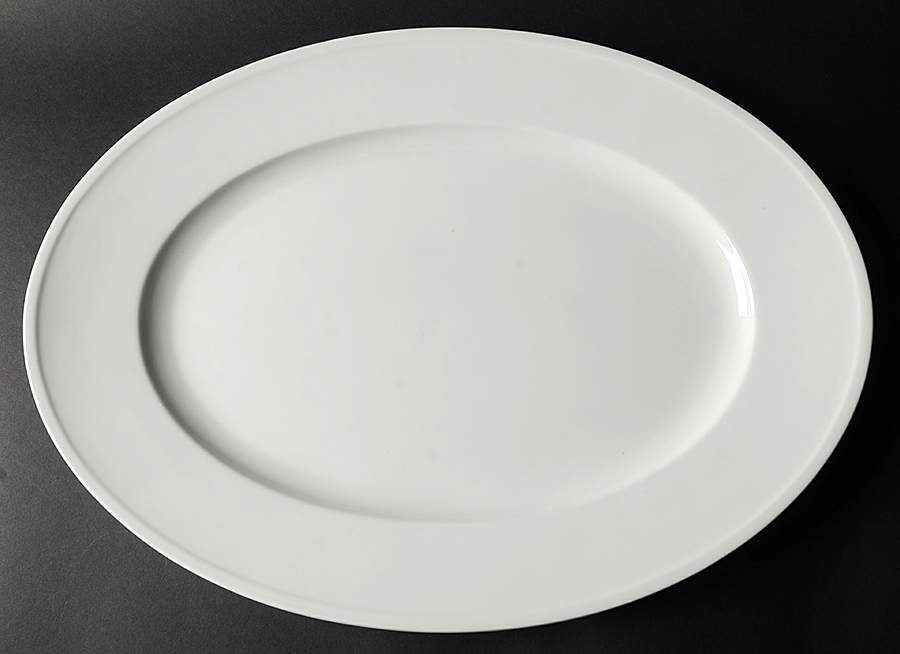 CBL168 18" Oval Serving Platter by Crate & Barrel-1