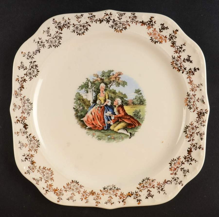 CRO414 Salad Plate by Crooksville-1