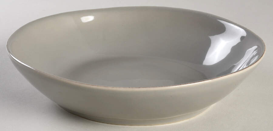 Marin Grey 9" Individual Pasta Bowl by Crate & Barrel-1