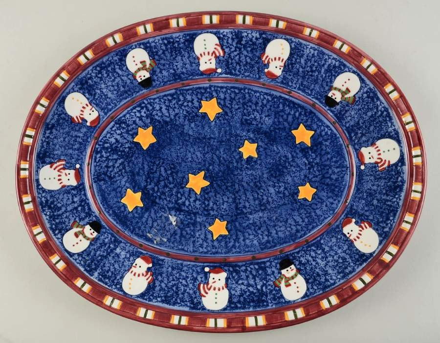 CX787 18" Oval Serving Platter by China (Made in China)-1