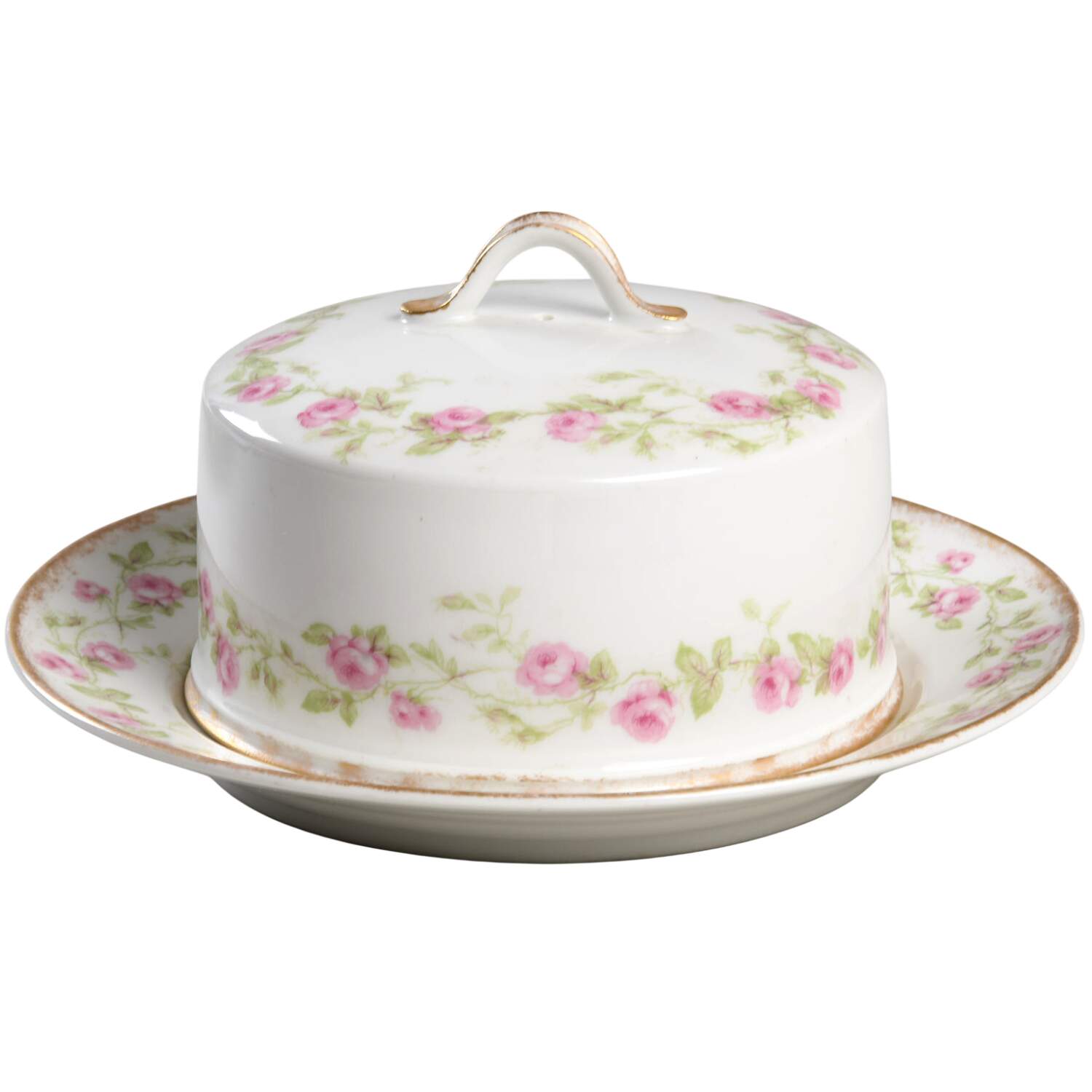 CHF1931 Round Covered Butter by Charles Field Haviland-1