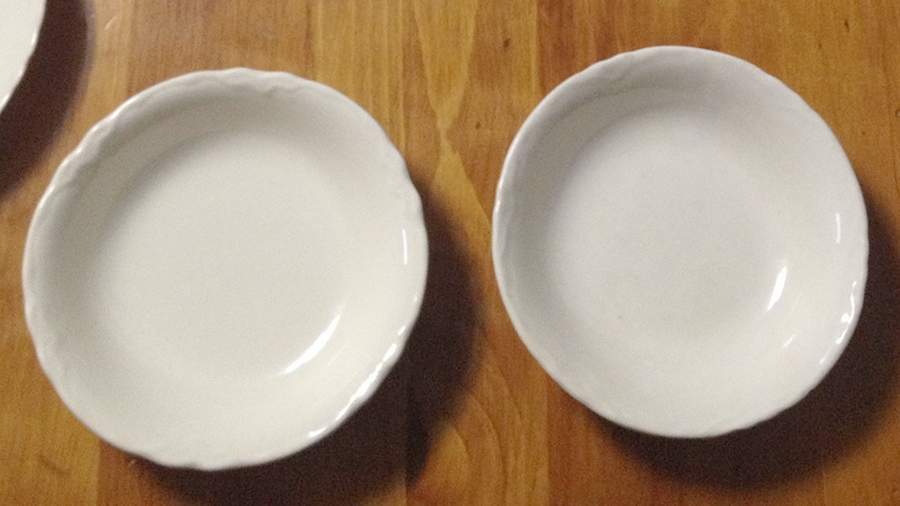 Golden White Fruit/Dessert (Sauce) Bowl by Coors Pottery-1
