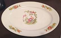 CZE308 10" Oval Serving Platter by Czechia-Czechoslovakia-1