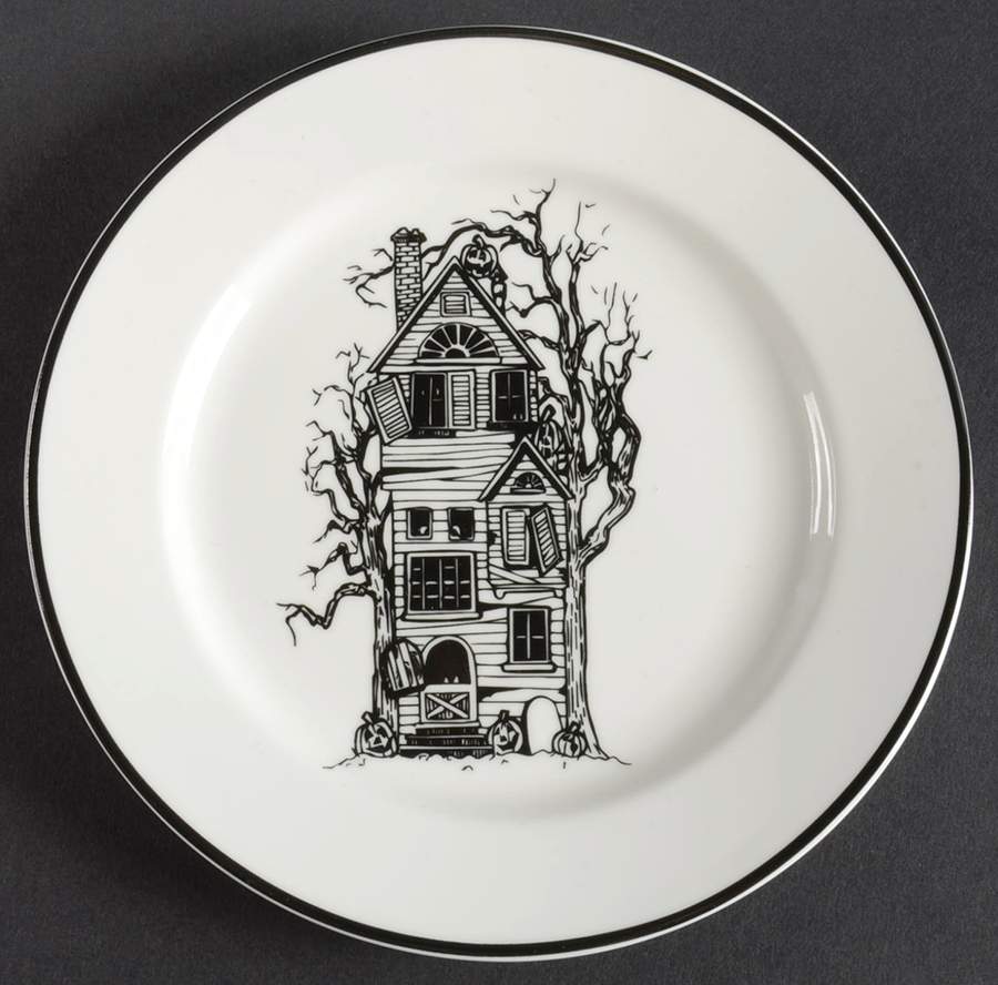 Haunted House Appetizer Plate by Ciroa-1