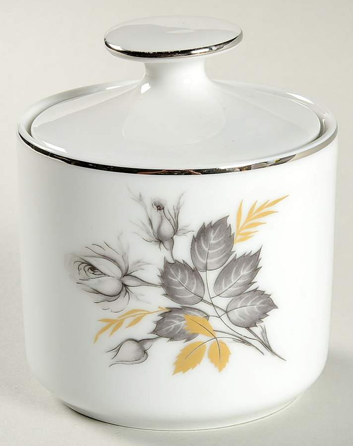Mystic Rose (Coupe) Sugar Bowl & Lid by Coreling-1