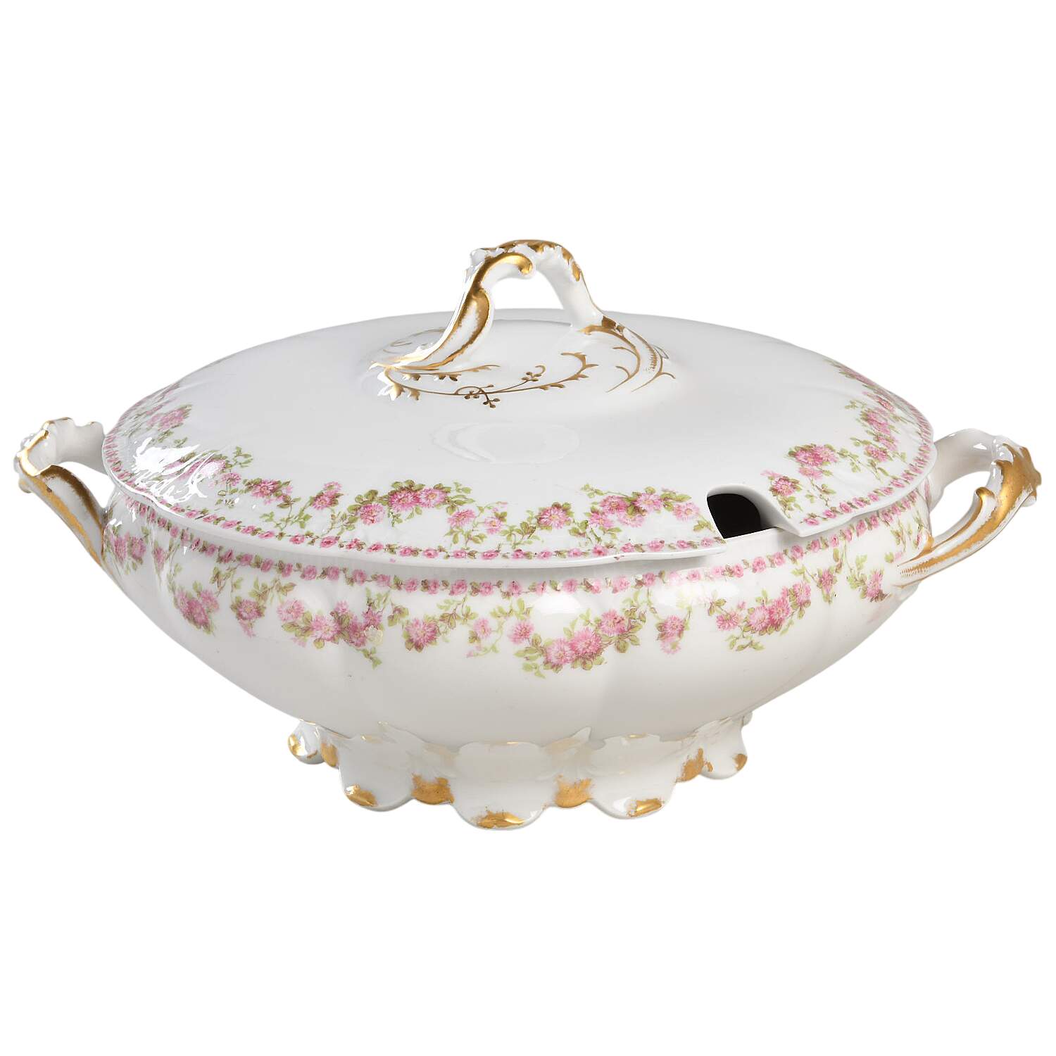 Schleiger 195-14 Tureen &  Lid by Charles Field Haviland-1