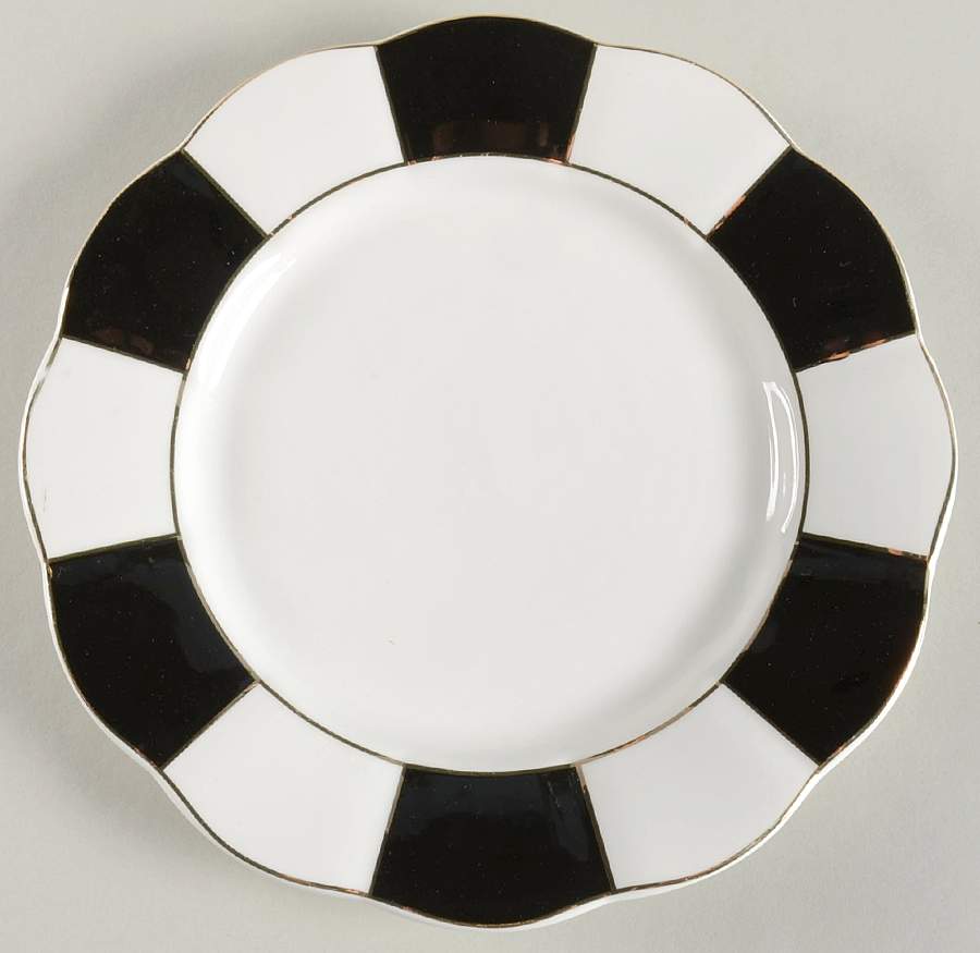 C6Y3 Black Salad Plate by Cynthia Rowley-1