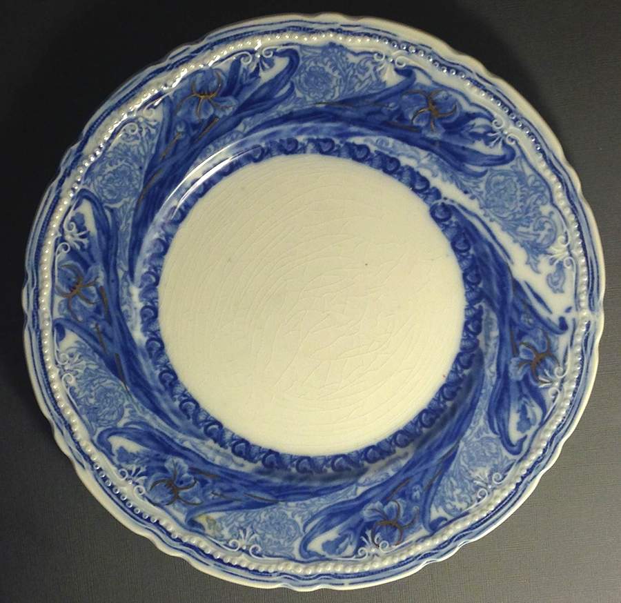 Iris Salad Plate by Clementson Bros-1