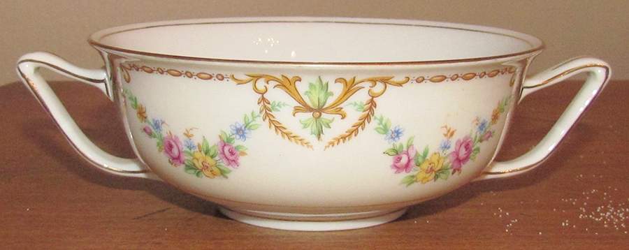 Marie Antoinette Footed Cream Soup Bowl by Chateau-1