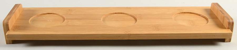 Chelsea (Mix and Match) Wood Base for 3 Bowl Dip Set by Certified International-1