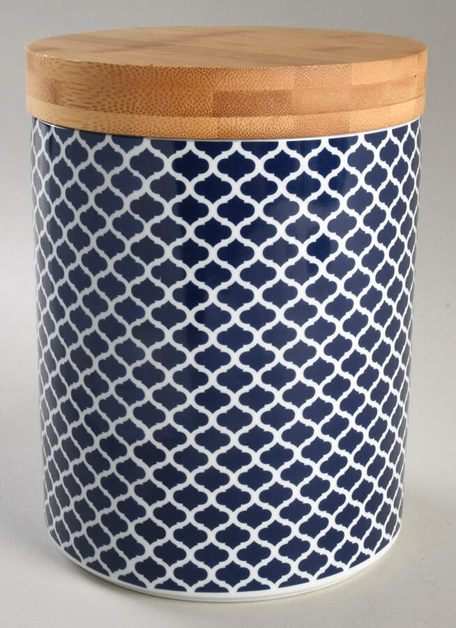 Chelsea (Mix and Match) Large Canister & Lid by Certified International-1