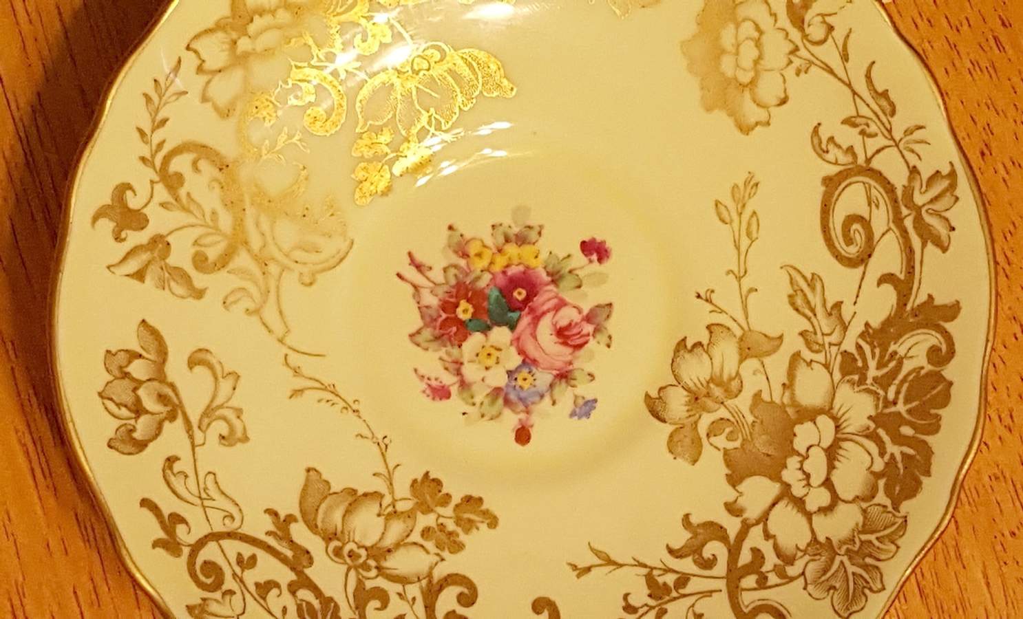 A15147 Saucer by Crown Staffordshire-1