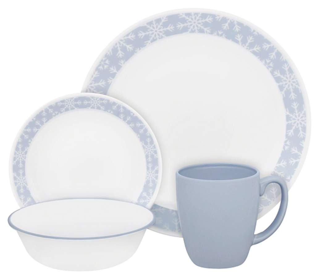 Crystal Frost (Corelle) Dinner Plate by Corning Corelle-1