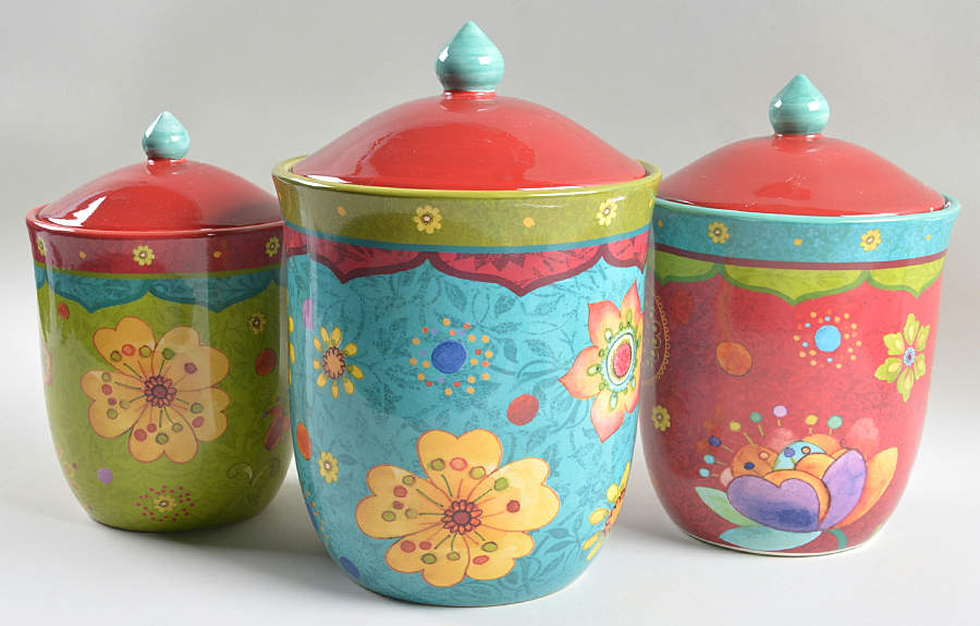 Tunisian Sunset (3 Piece) Canister Set (Box Set) by Certified International-1