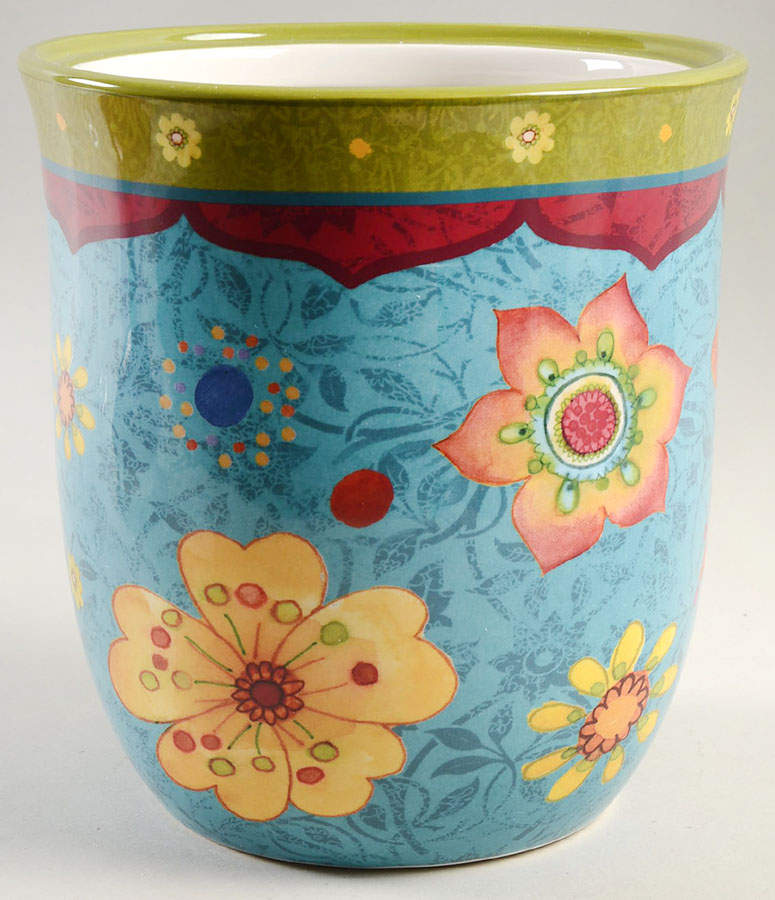 Tunisian Sunset Large Canister No Lid by Certified International-1