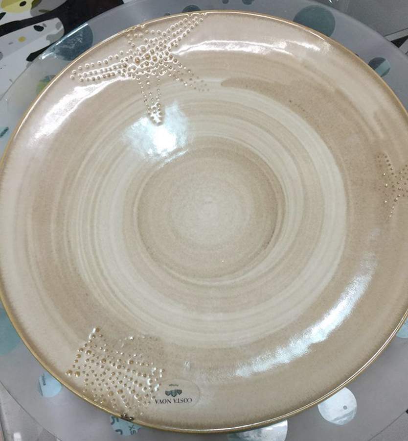C2N1 Dinner Plate by Costa Nova China-1