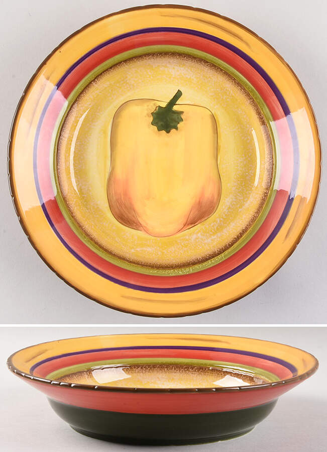 Terra Toscana 9" Individual Pasta Bowl by Clay Art-1