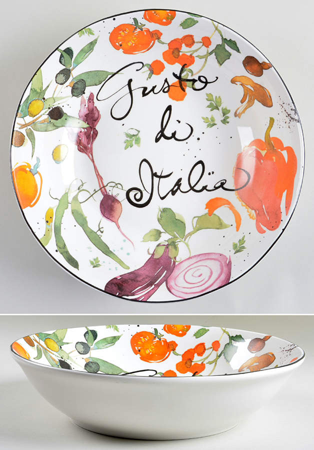 Melanzana 12" Pasta Serving Bowl by Certified International-1
