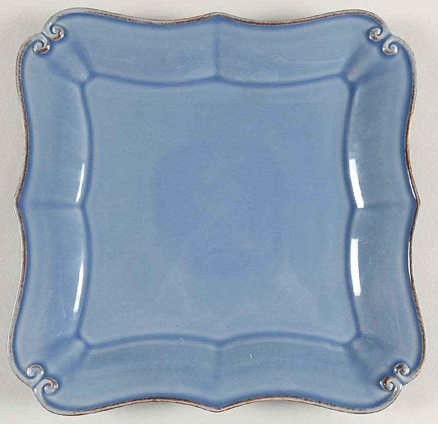 Vintage Port-Denim Blue Square Dinner Plate by Casafina-1
