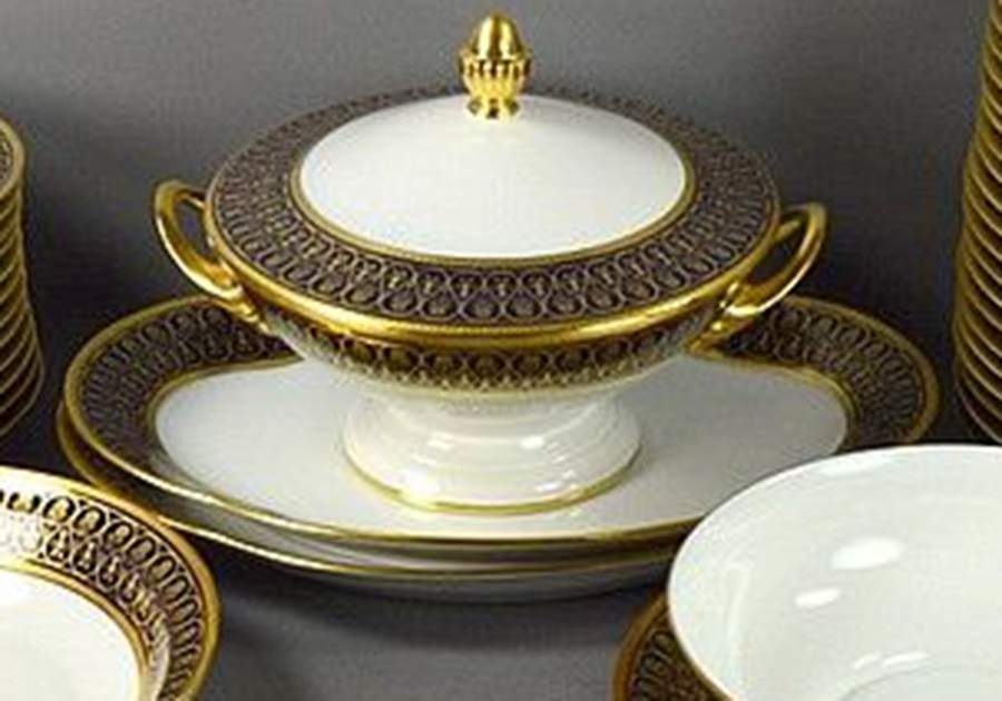 CHF1960 14" Oval Serving Platter by Charles Field Haviland-1