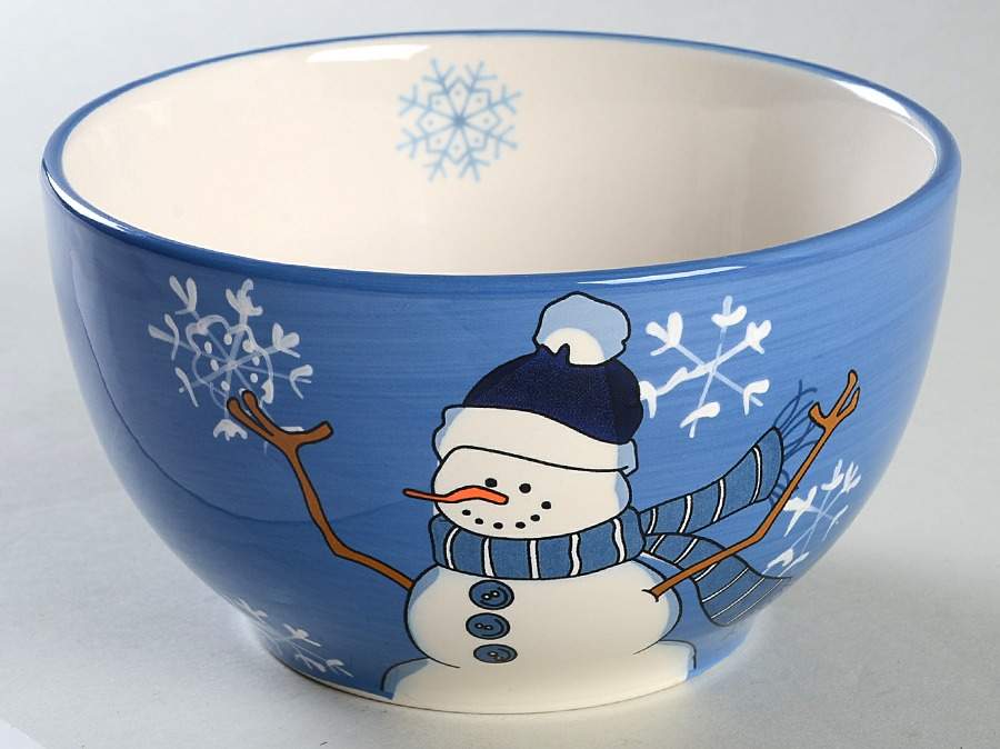First Snowfall Coupe Cereal Bowl by Canterbury Potteries-1