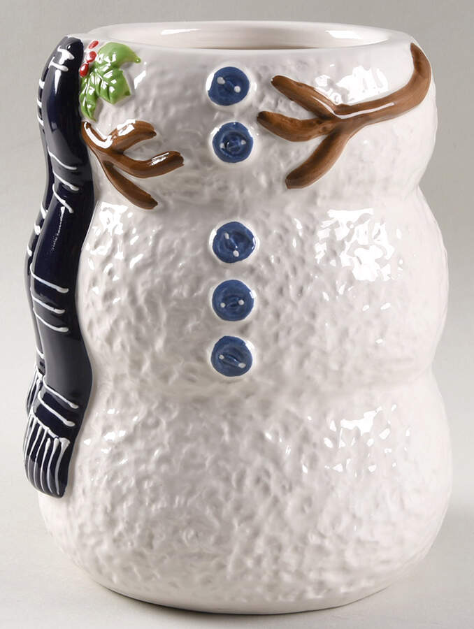 First Snowfall Figural Cookie Jar No Lid by Canterbury Potteries-1