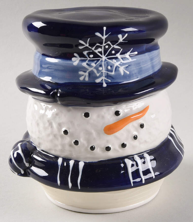 First Snowfall Lid for Figural Cookie Jar by Canterbury Potteries-1