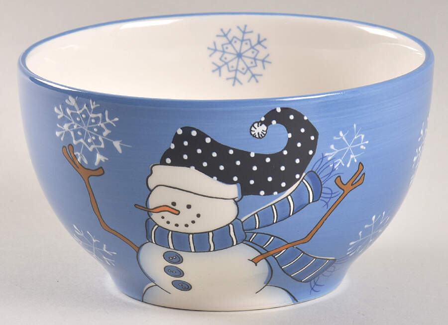 First Snowfall Coupe Cereal Bowl by Canterbury Potteries-1