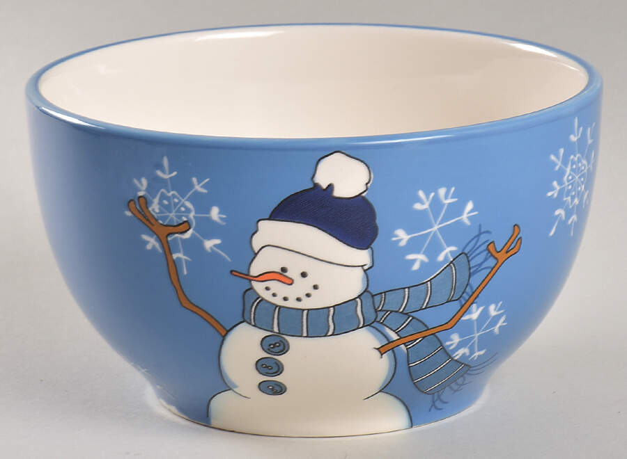 First Snowfall Coupe Cereal Bowl by Canterbury Potteries-1