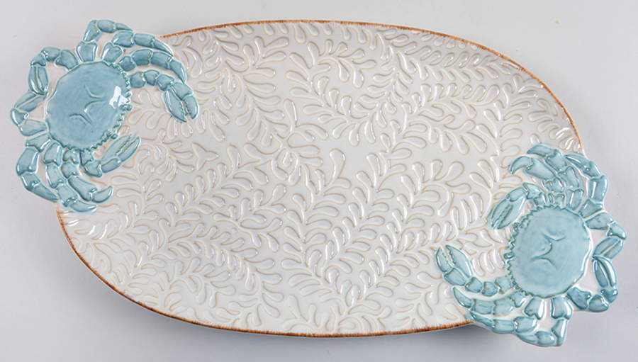 Time Flies 18" Oval Serving Platter by Cracker Barrel-1